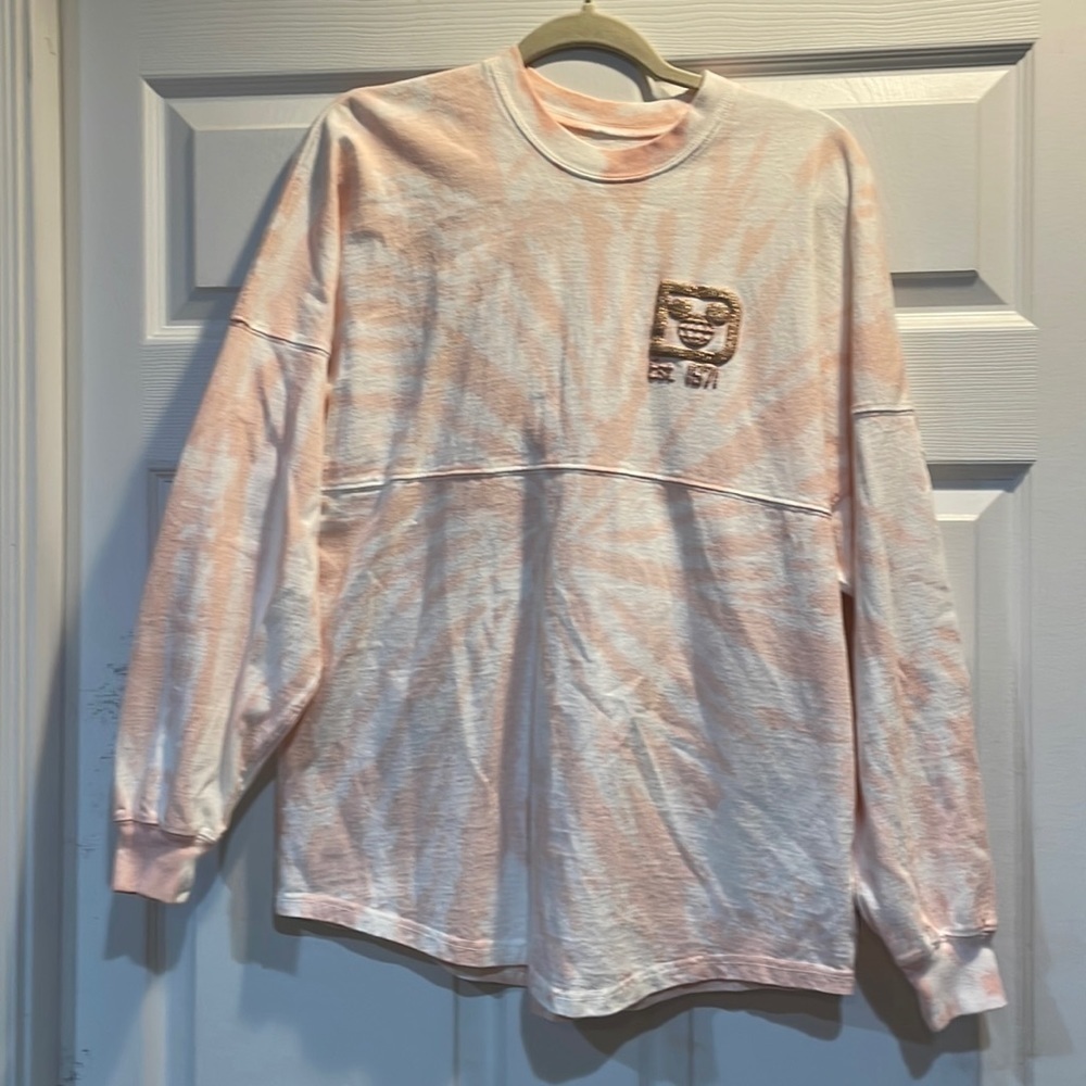 Walt Disney World Briar Rose Tie Dye Spirit Jersey XS Glitter